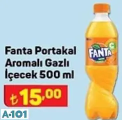 FANTA PORTAKAL AROMALI GAZLI İÇECEK 500ML